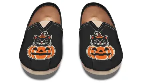 Pumpkin Cat Casual Shoes Firm Ground