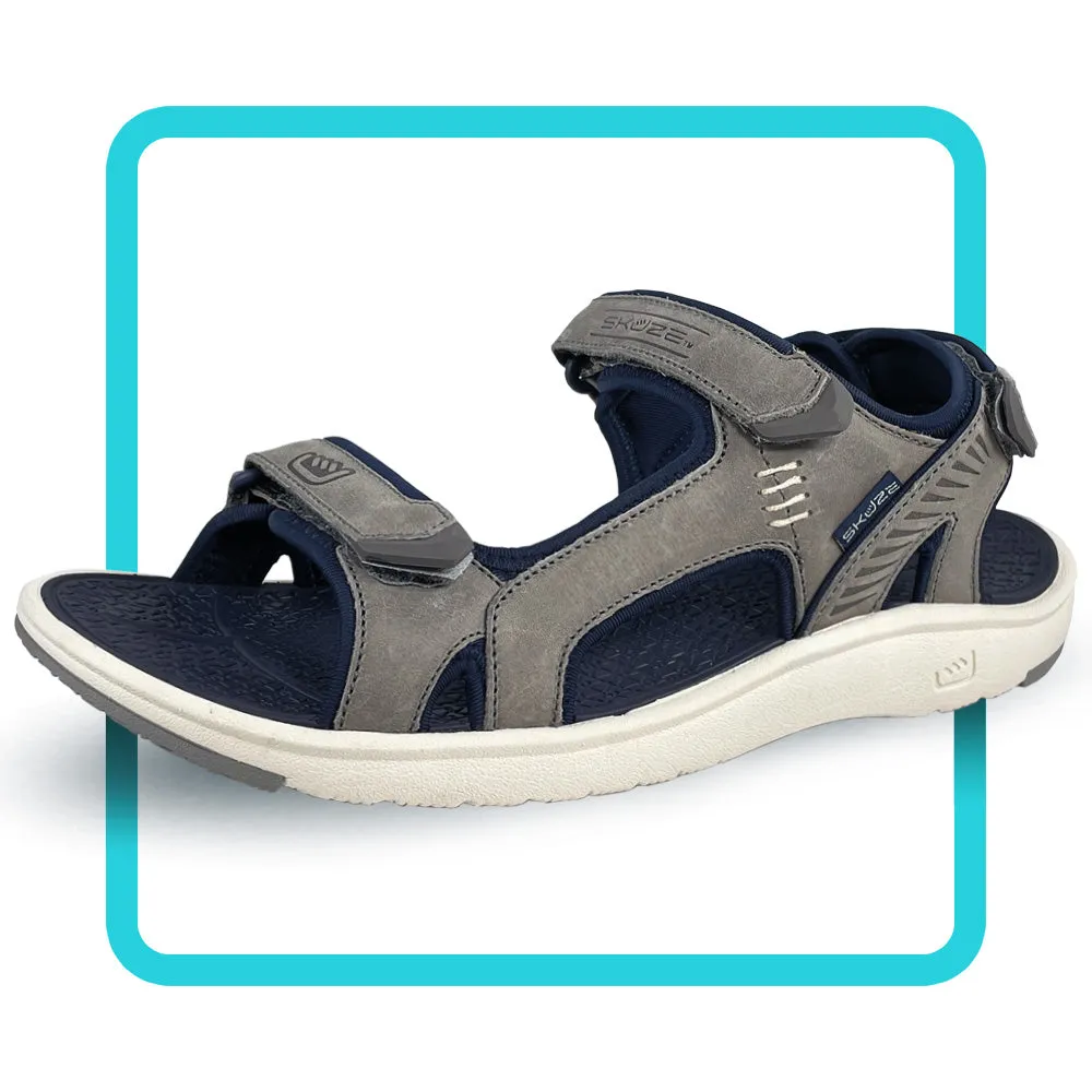 Travel Light Cabo by Skuze Shoes - Grey & Navy