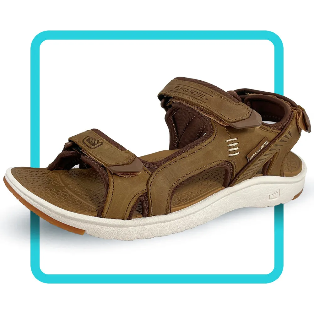 Cabo by Skuze Shoes - Tan & Brown Rich Glow