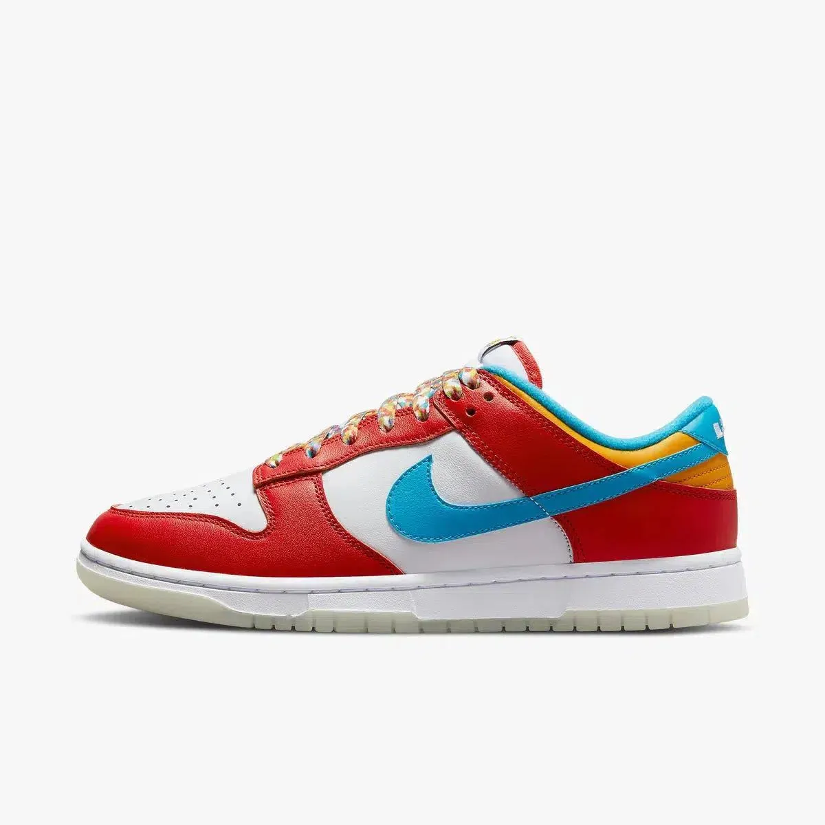 (Men's) Nike Dunk Low QS x LeBron James 'Fruity Pebbles' (2022) DH8009-600 Thermoforming Technology