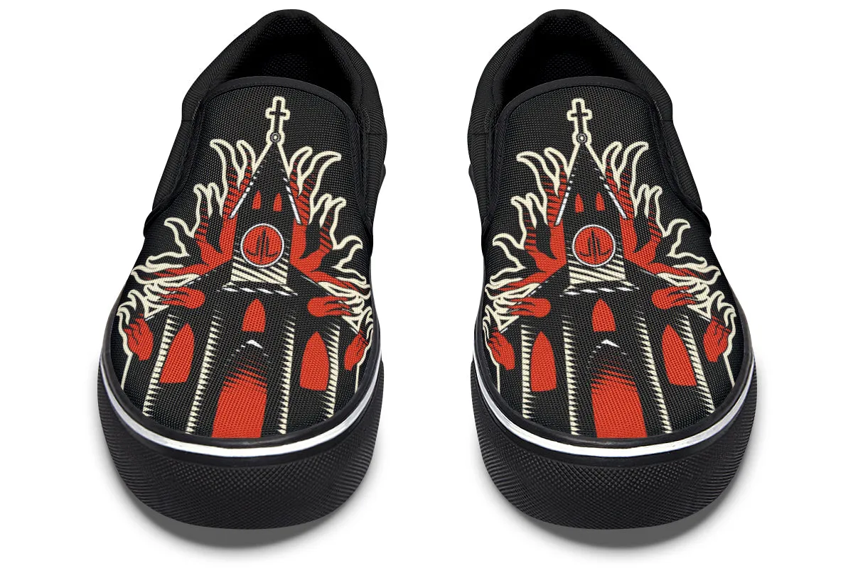 Lightweight Design Church Burners Slip On Shoes