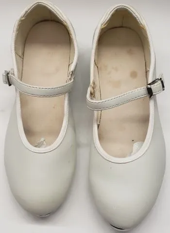 slow walk Flexible Fit Frequent Travelers Yuridia II -- Children's Economy Tap Strap -- White