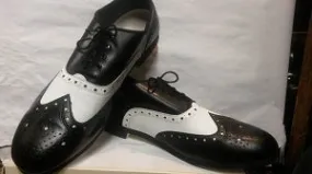 Charleston -- Swing Oxford -- Black/White Lift Up Reinforced toe