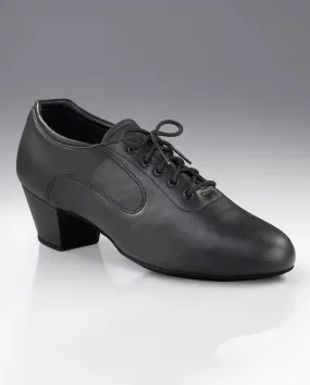 Color Mix Charlie --  Men's 1.5"  Latin Ballroom Oxford -- Black