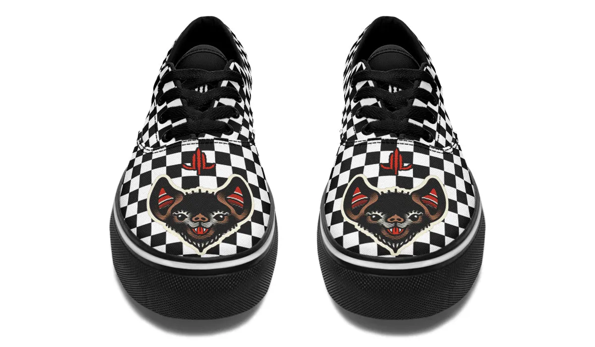 Wind Chill Breathable Material Checkered Bats V2 Classic Shoes