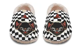 Lake Step Crystal Glow Checkered Bats V2 Winter Casual Shoes