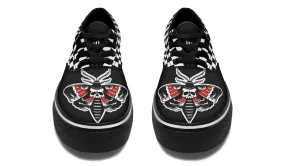 Court Grip River Cross Checkered Death Moth Classic Shoes