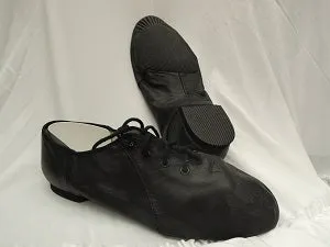 Children's Jazz Soft -- Split Sole Jazz Oxford -- Black High Quality