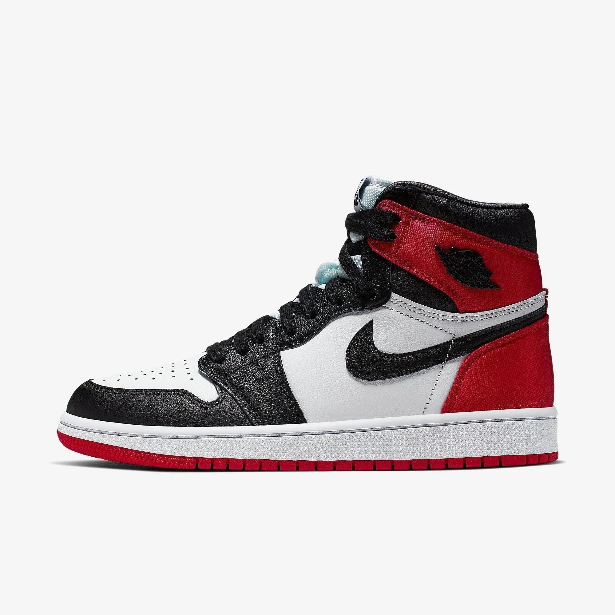 Zero Drop Platform Wide Base Design (Women's) Air Jordan 1 Retro High OG 'Satin Black Toe' (2019) CD0461-016