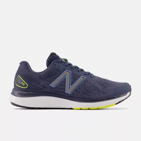 Fresh Foam 680v7 - Navy with Yellow Fresh Tone Court Grip
