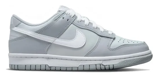 Hill Walk Nike Dunk Low Pure Platinum Grey (GS)