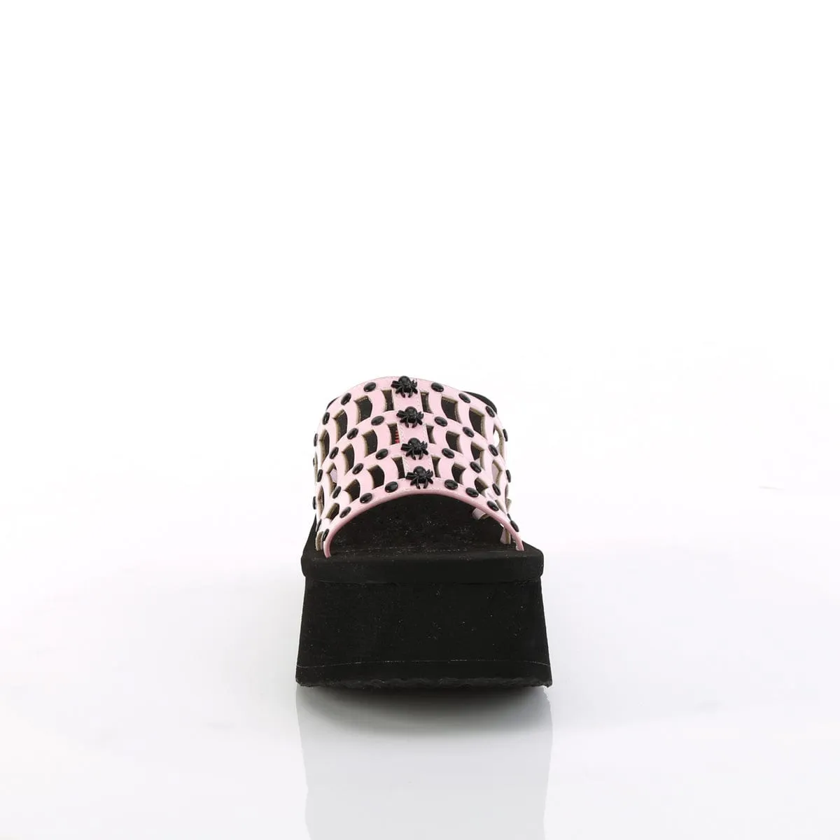 FUNN-13 Baby Pink Hologram Patent Chic Fit