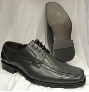 Julian --  Men's Dress Oxford  -- Grey Ultra Light Airport Travel