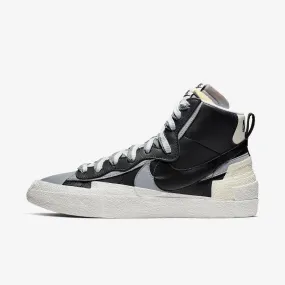 (Men's) Nike Blazer Mid x Sacai 'Black' (2019) BV0072-002 Comfort Synthetic