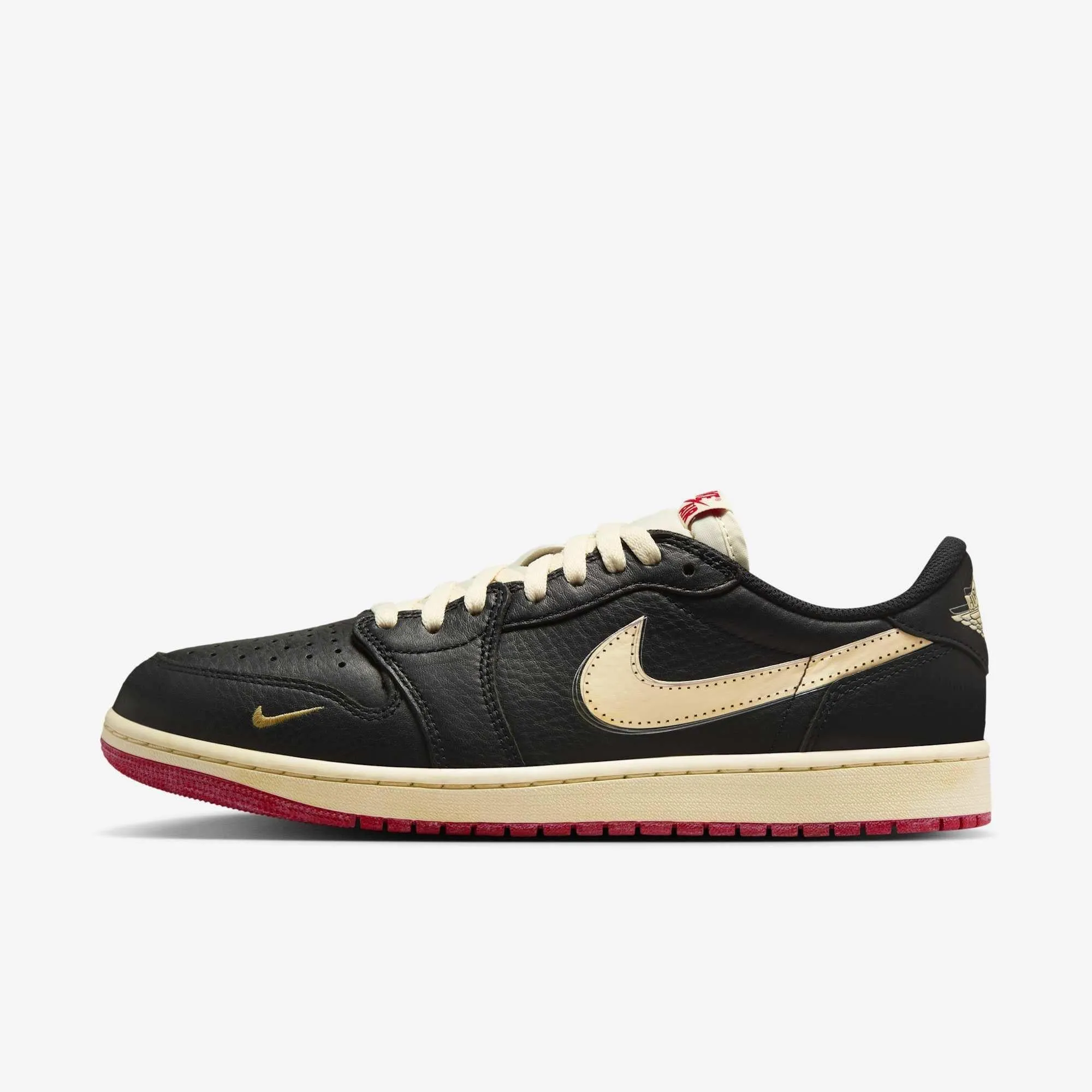 (Men's) Air Jordan 1 Retro Low OG Nitro x Nigel Sylvester 'Better With Time' (2025) IB8958-001 Clean Style Anti Torsion Plate
