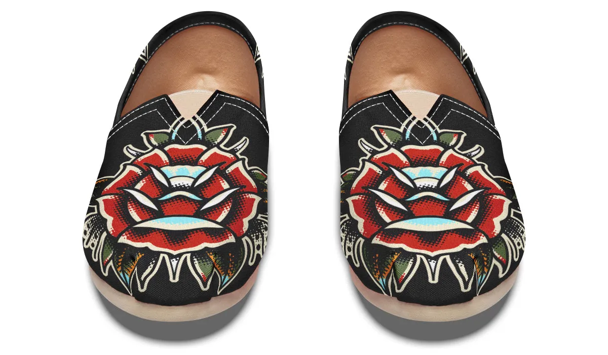 Traditional Rose Casual Shoes Dust Free