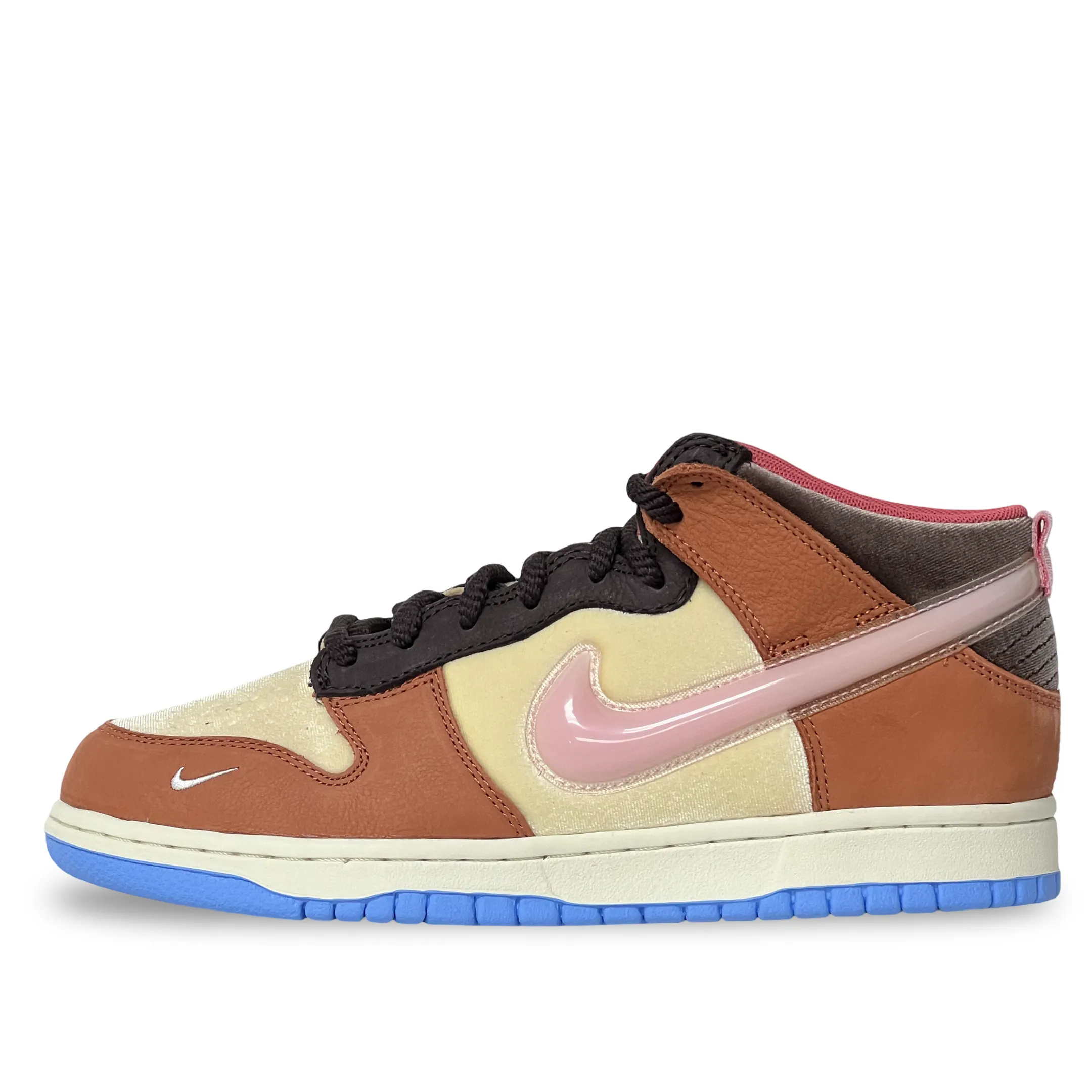 Nike Dunk Mid Social Status Chocolate Milk Canvas Cool Dust Free