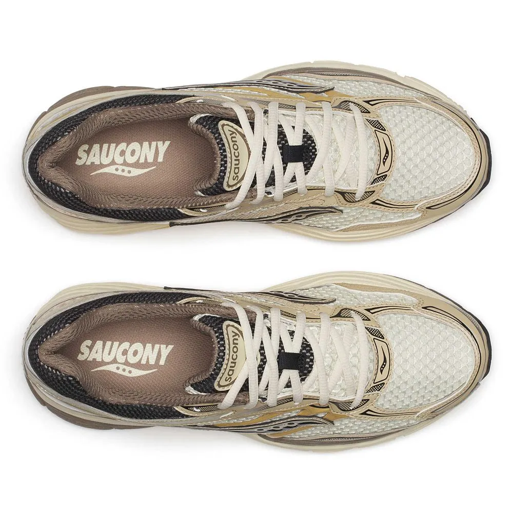Foam Base Flexible Design Saucony Men's ProGrid Omni 9 in Gold