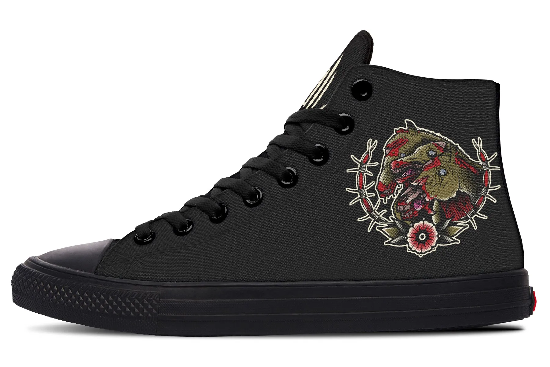 Undead Pharaoh's Horses High Tops Street Edge