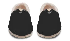 Black Winter Casual Shoes velcro