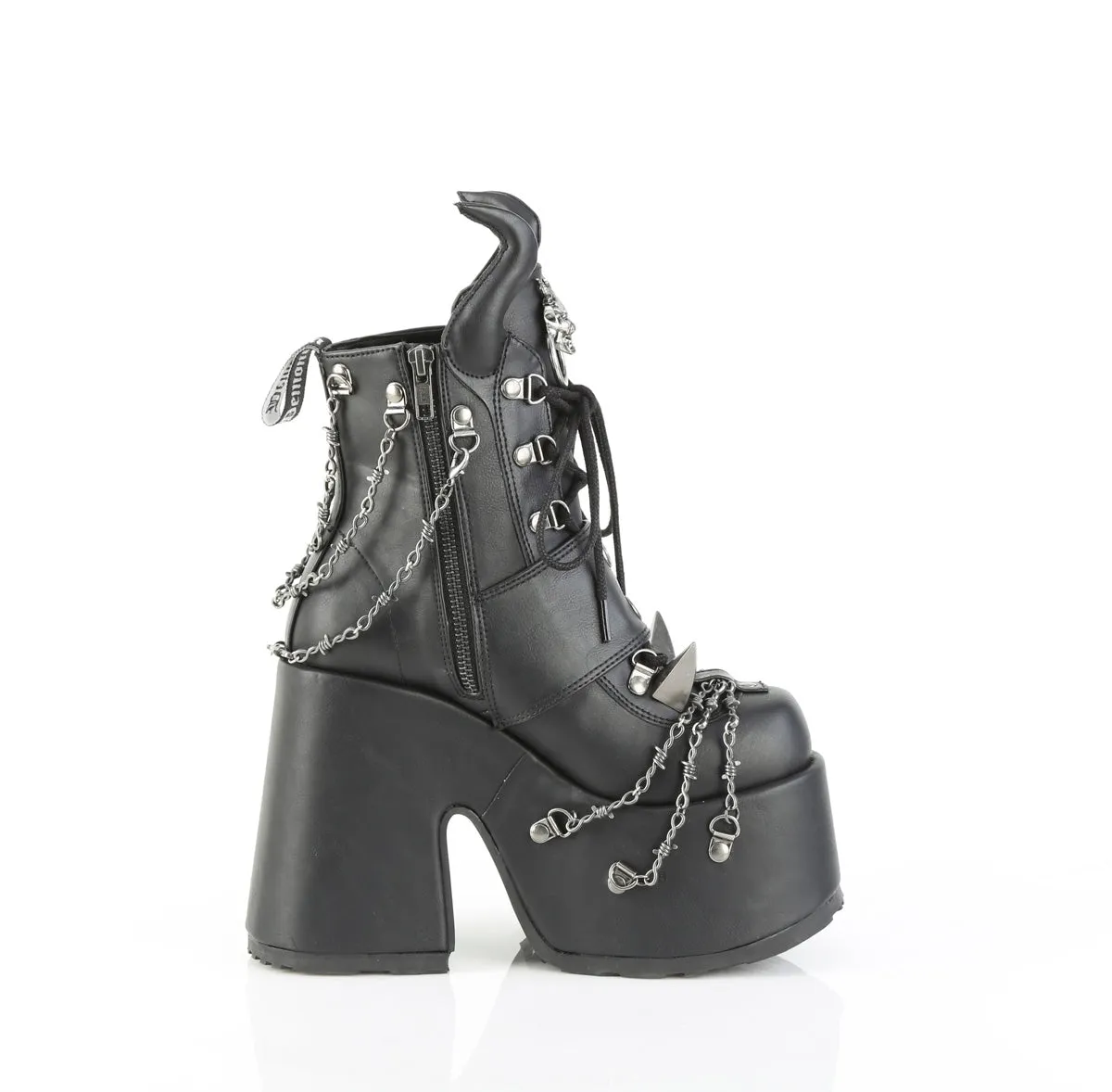 CAMEL-64 Black Vegan Leather Surf Mode Fantasy Path