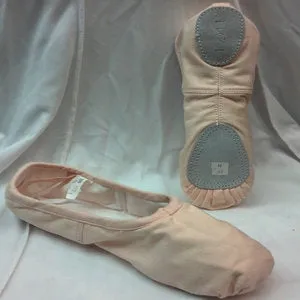 Wellesley -- Canvas Split Sole Ballet -- Pink Jungle Path Happy Move