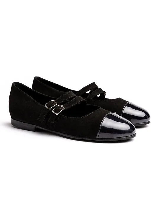 Port Mood Cozy Sole Mary Jane in Black from Turf