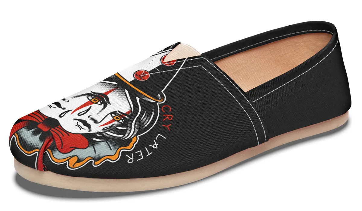 Moon Tone Smile Now Cry Later Casual Shoes