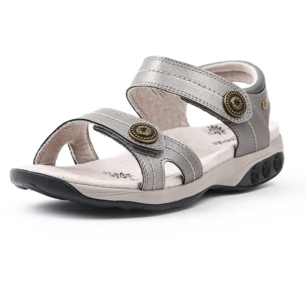 Classic Pair Grace Women's Leather Adjustable Sandal