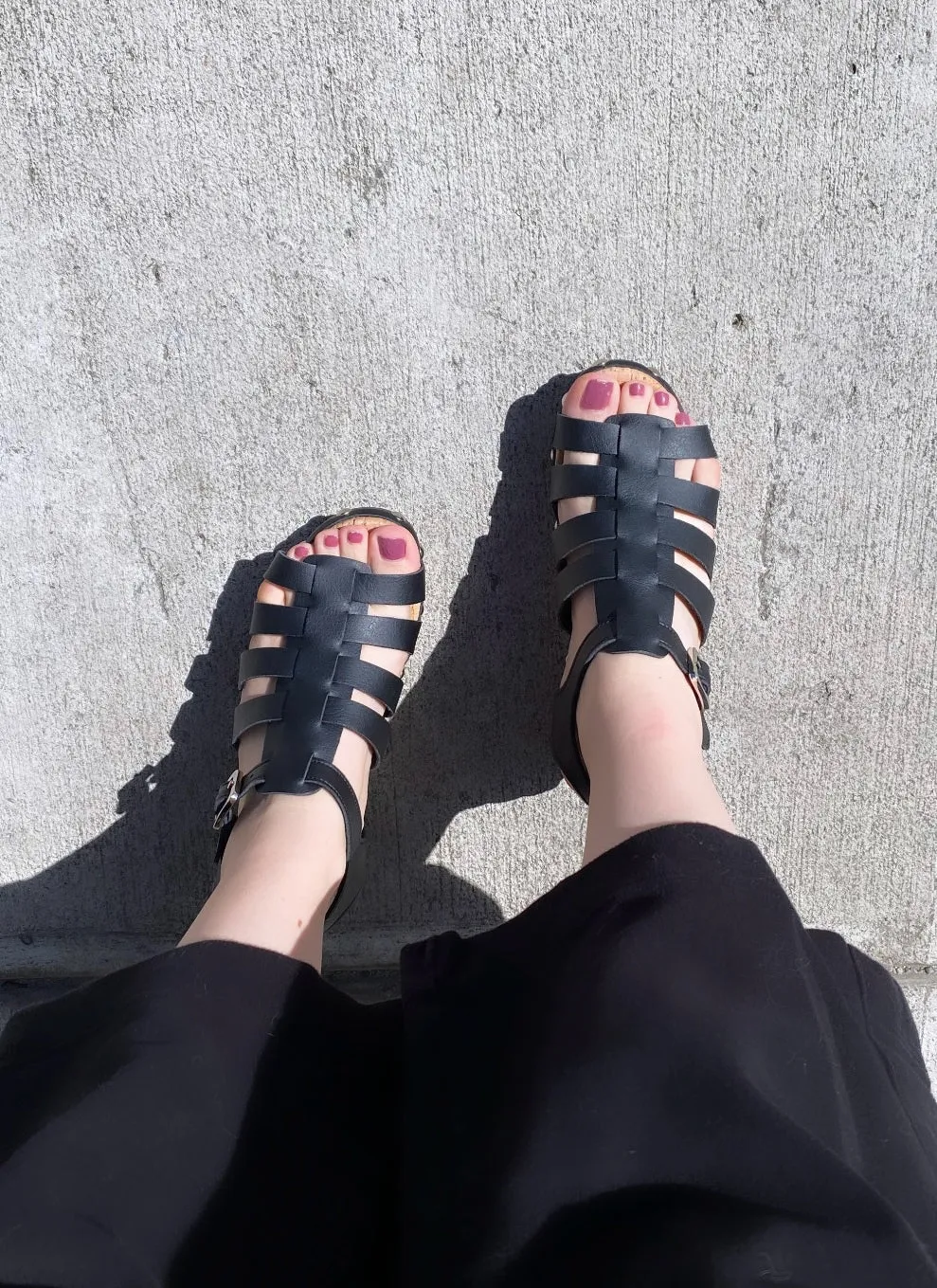 Clear High Heels Sawyer Clog in Black from Novacas