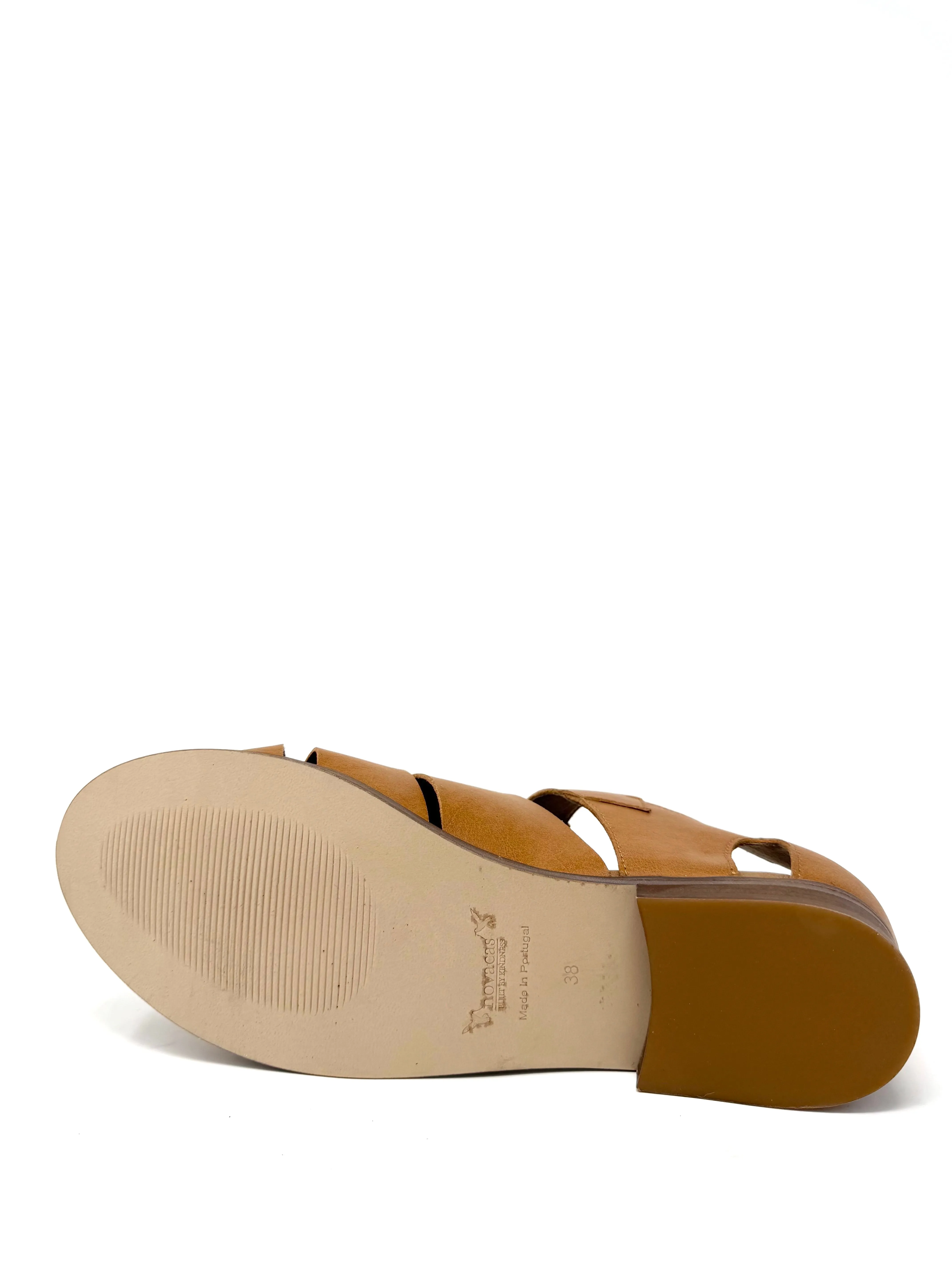 forest walk TPU Stability Courtney Sandal in Camel from Novacas