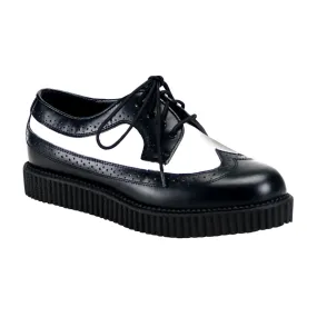 Comfort Walk CREEPER-608 Black-White Leather