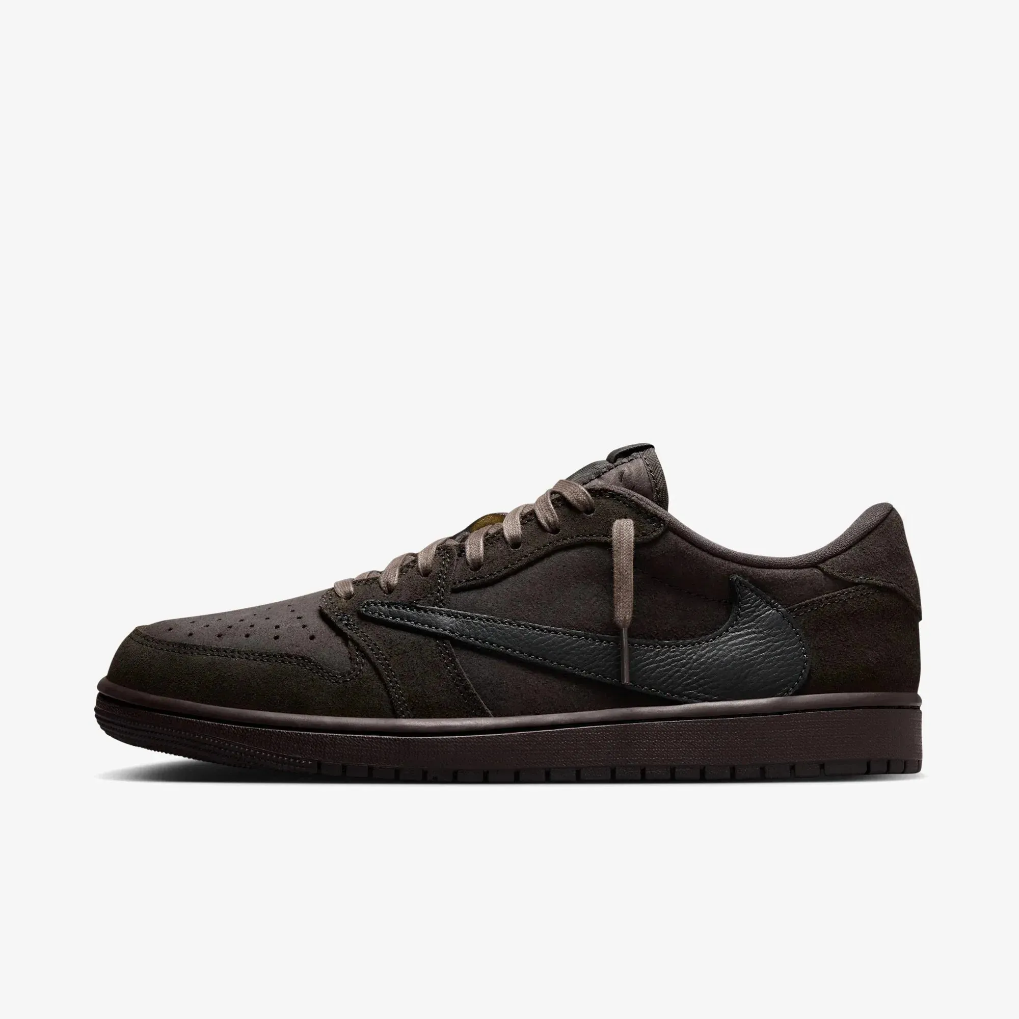 No irritation (Men's) Air Jordan 1 Low OG SP x Travis Scott 'Velvet Brown' (2024) DM7866-202 Neutral Base