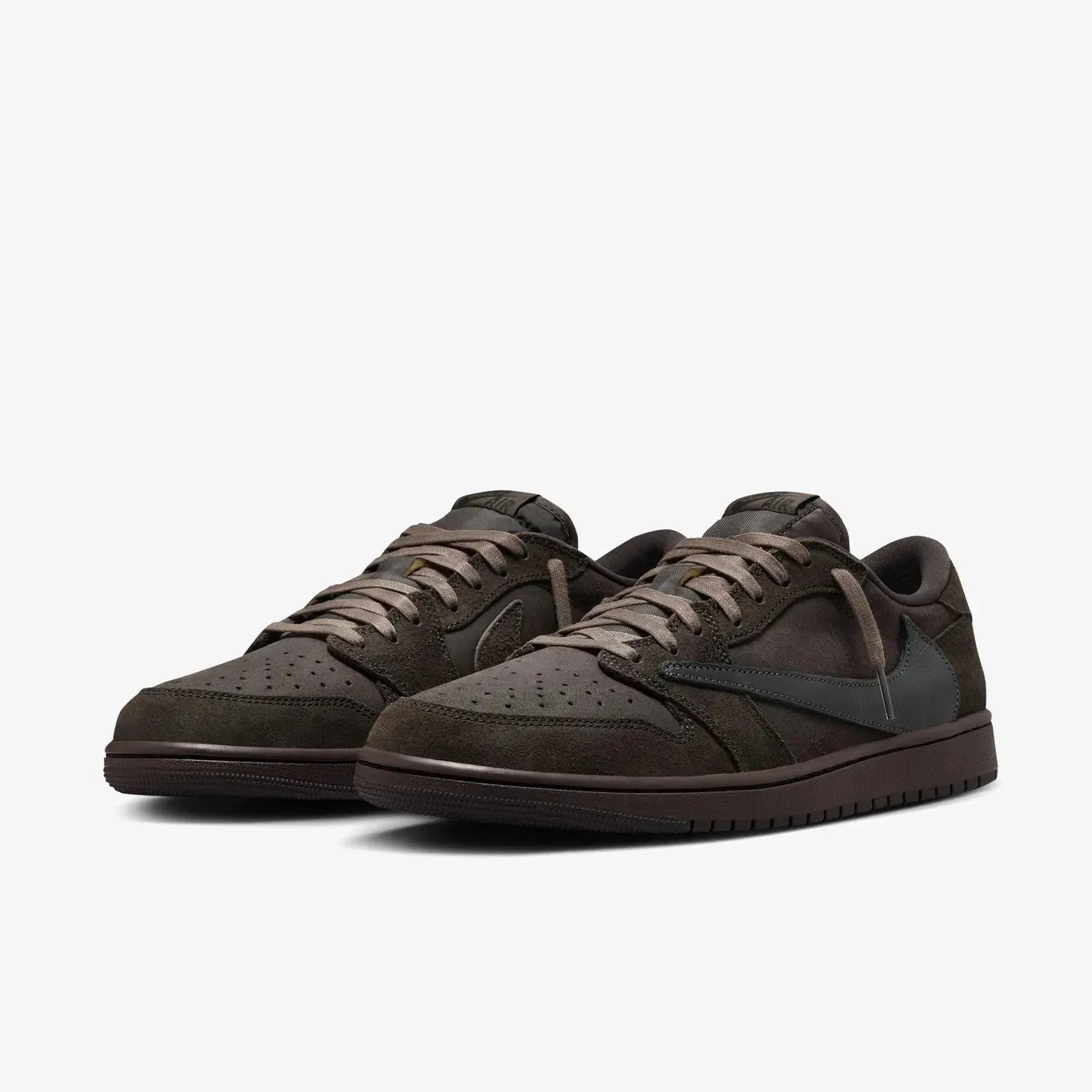 Luxe support (Men's) Air Jordan 1 Low OG SP x Travis Scott 'Velvet Brown' (2024) DM7866-202 Neutral Base