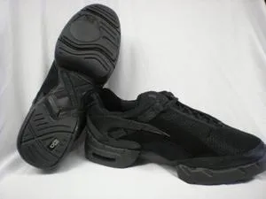 Salsation -- Split Sole Dancesneaker -- Black Daily Chill