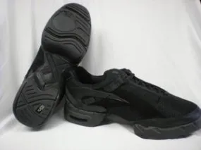 Salsation -- Split Sole Dancesneaker -- Black Daily Chill