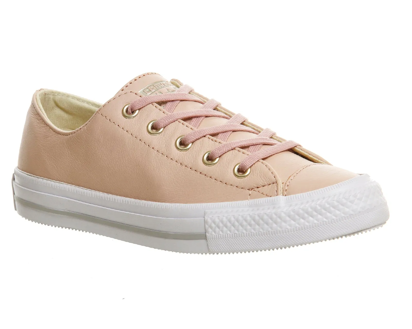 Light Step Ankle wrap Converse Gemma Low Leather Evening Sand Gold (W)