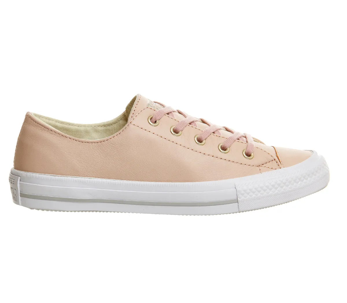 Dive Gear Lightweight Form Casual Wear Converse Gemma Low Leather Evening Sand Gold (W)