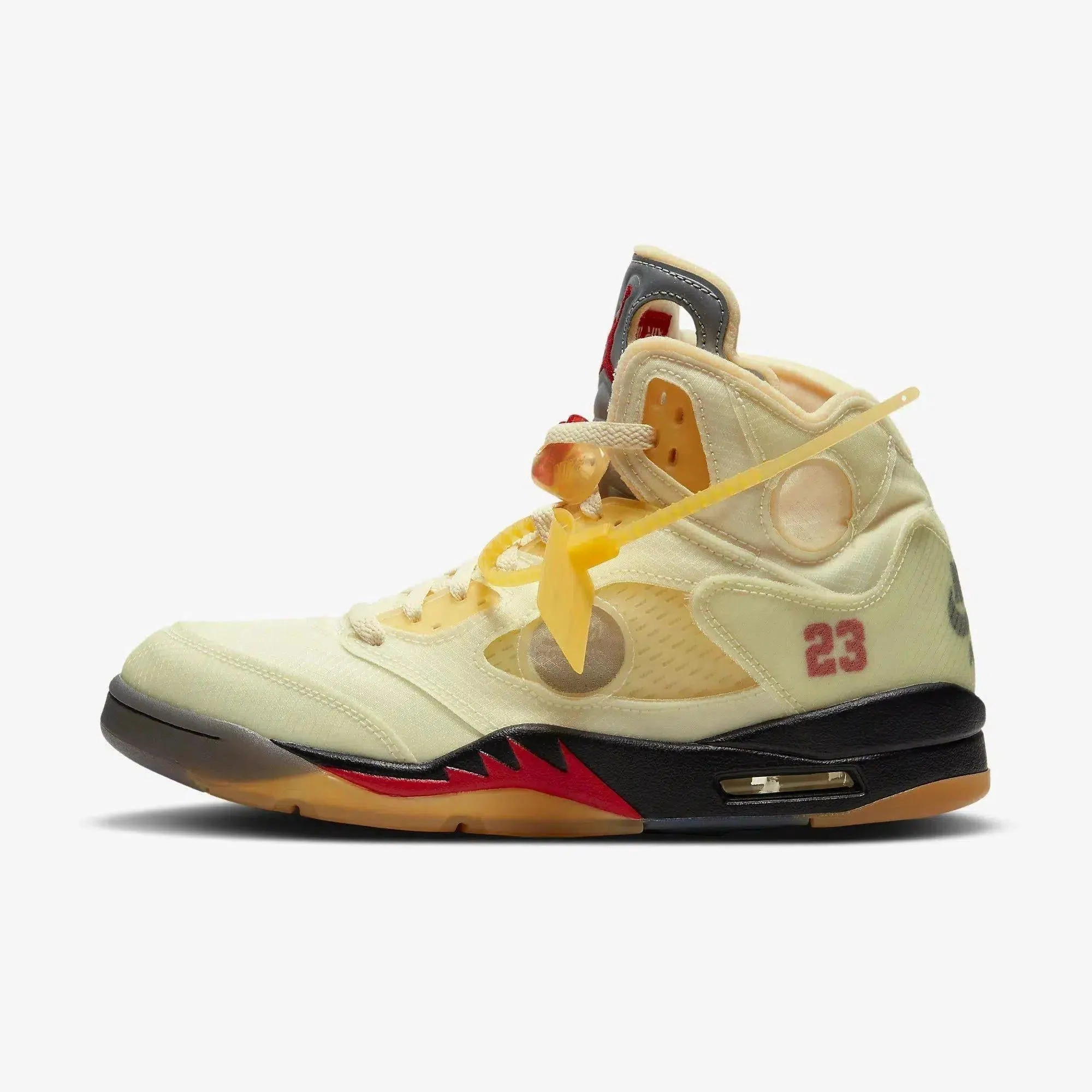 Wide Footbed Daily Basics (Men's) Air Jordan 5 Retro SP x Off-White 'Sail' (2020) DH8565-100