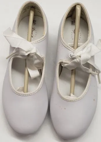 Canvas Annie Tyette Jr. III -- Children's Tap Shoe -- White