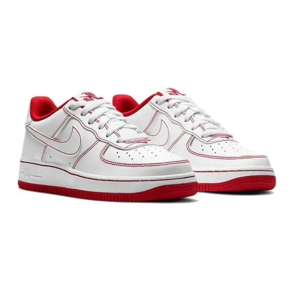 Sky Blue Week Easy Air Force 1 (GS) White University Red Stitch
