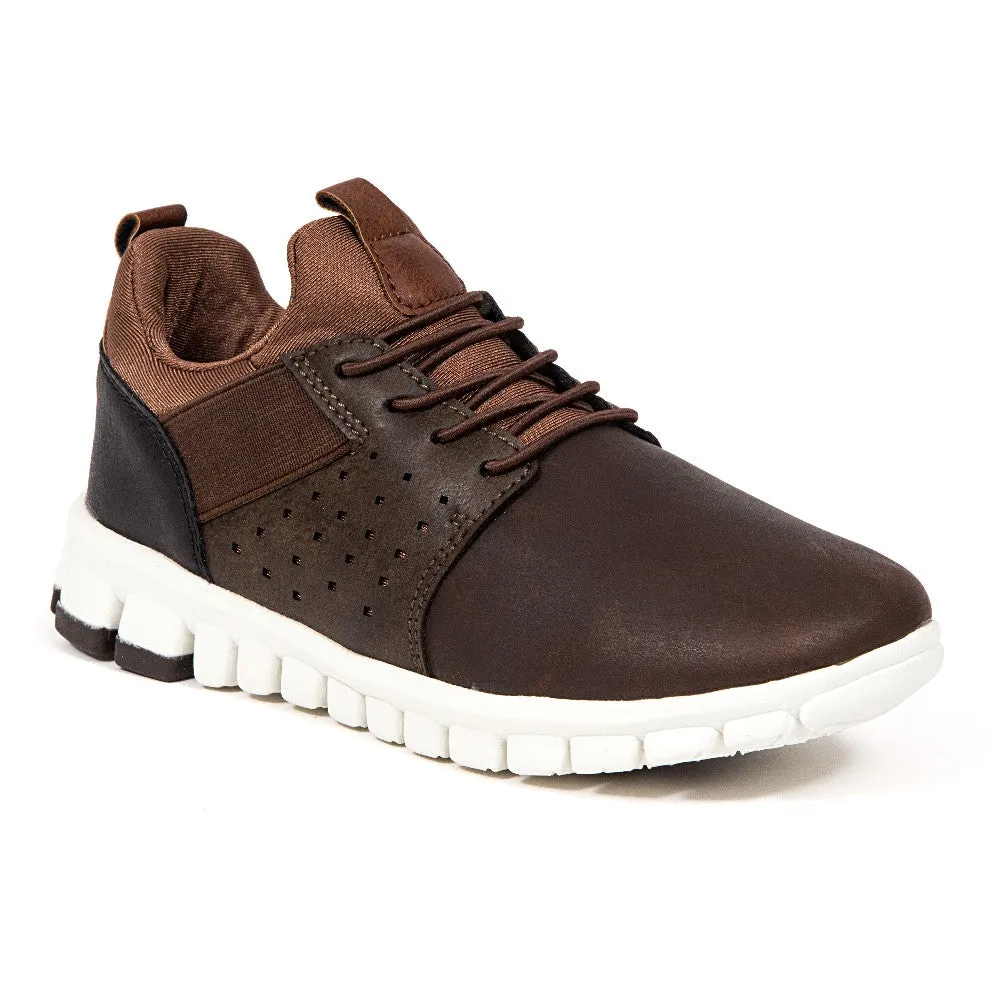 Grid Traction System Secure Style Kids' Betts Jr. in Dark Brown