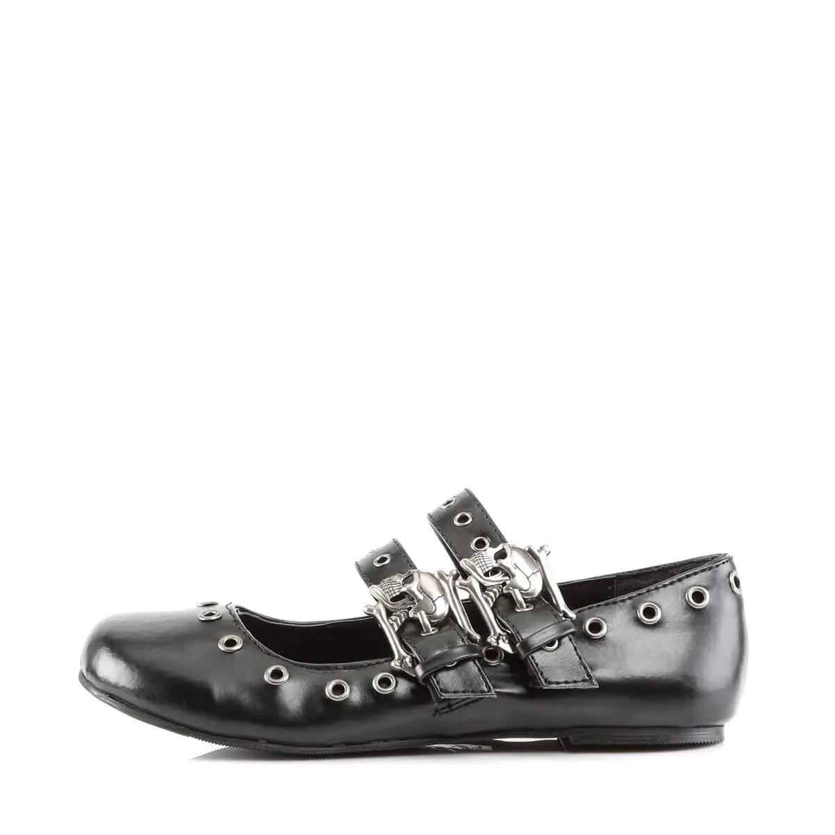 Italian Glam Road Long DAISY-03 Black Vegan Leather