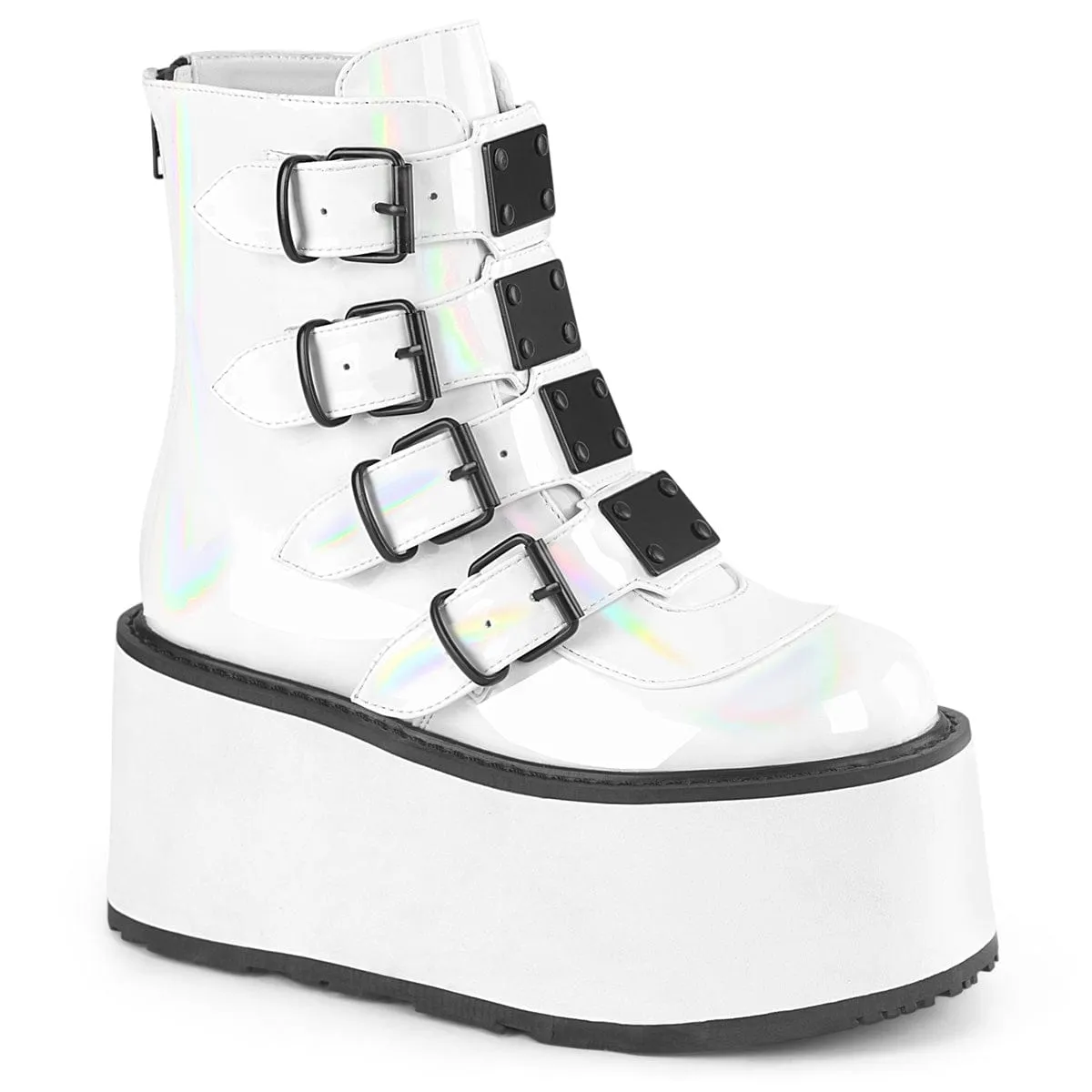 Teen Fun Sturdy Build DAMNED-105 White Hologram Patent