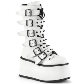 Italian Glam DAMNED-225 White Vegan Leather