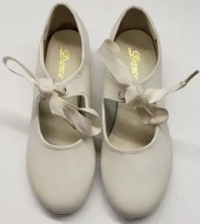 Comfort Bend Pastel tone Daniyah Jr. -- Children's Tap Shoe -- White