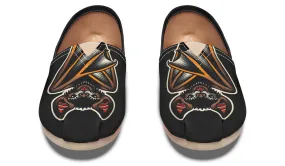 Bright Neon Hanging Bats Casual Shoes