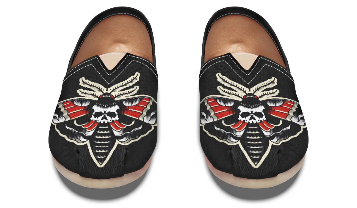 Deathmoth Casual Shoes Wool Warm