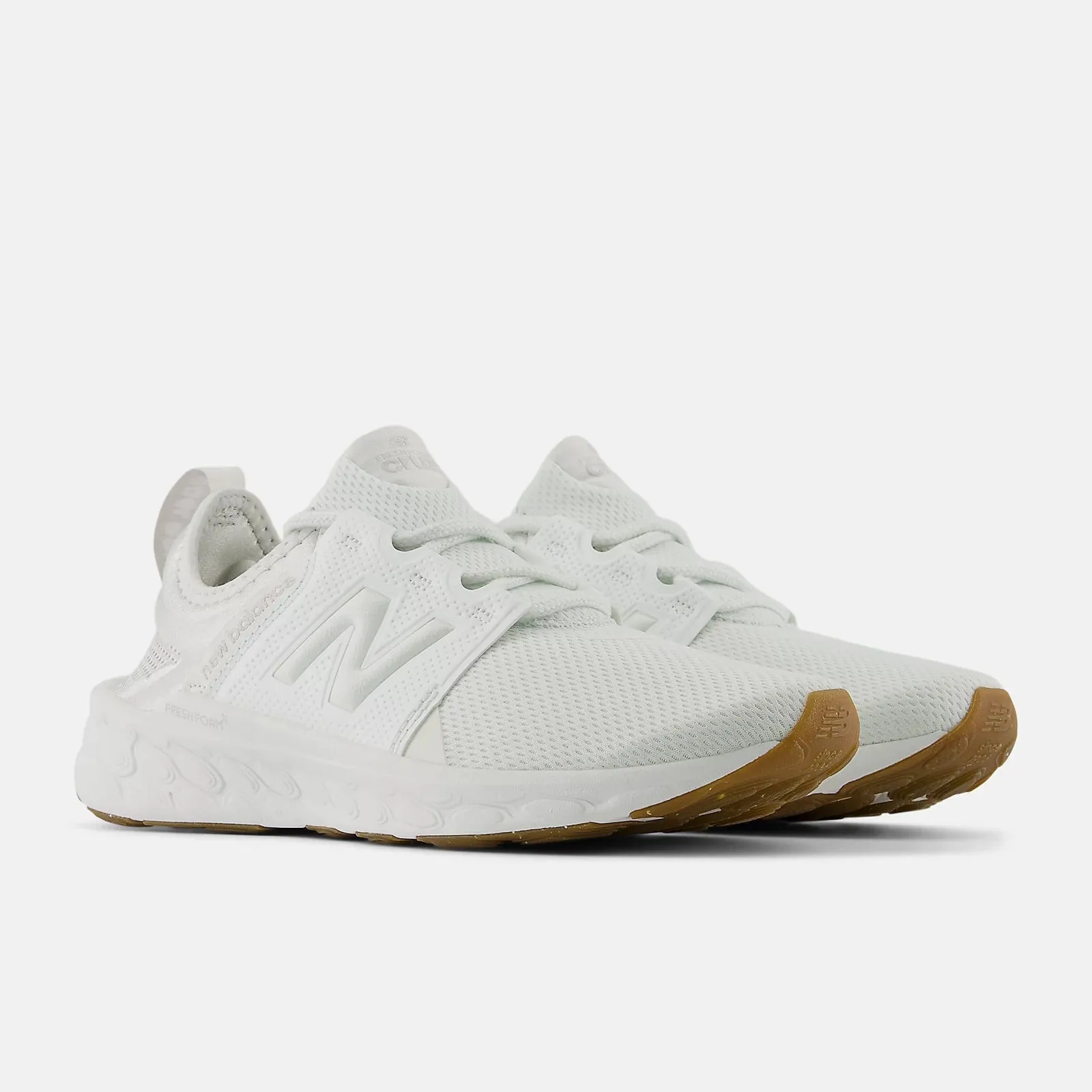 Fresh Foam X Cruz v3 - White with Gum Toe Protection