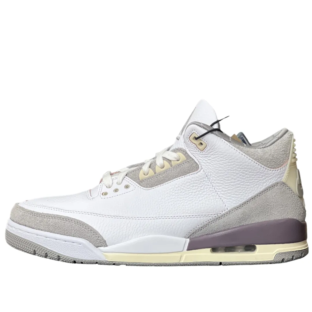 WMNS Nike Air Jordan 3 A Ma Maniere White Strong Stitching Lace Up